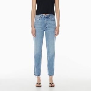NWT! AGOLDE Fen High Rise Relaxed Taper Jeans – Size 27 – Quarrel Wash
